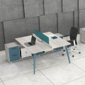 Modular Office Workstations Desk,2, 4, 6 Person Office Partition Desk Face to Face Working Desk